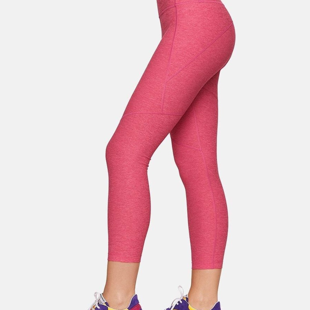 Outdoor Voices Warmup Leggings In Flamingo